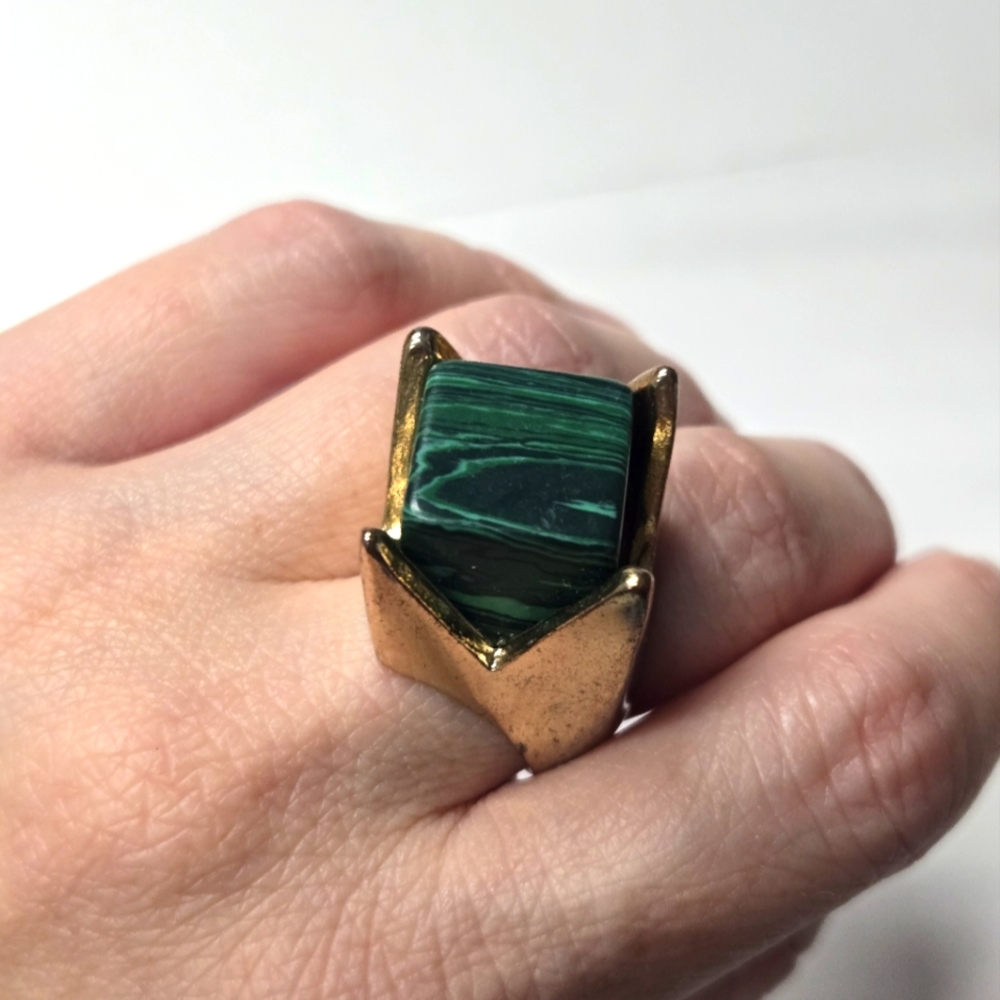 70s gold plated ring